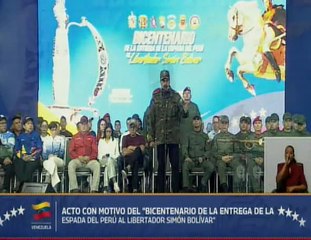 Presidente Maduro instó al pueblo venezolano a defender el país ante cualquier amenaza