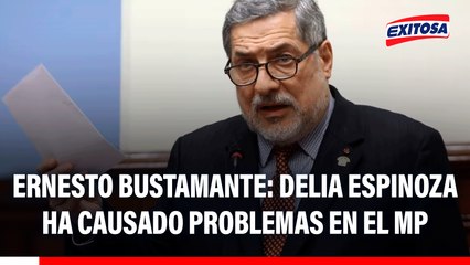 "ELLA SE LO BUSCÓ": Congresista Bustamante respalda que se inhabilite a Delia Espinoza