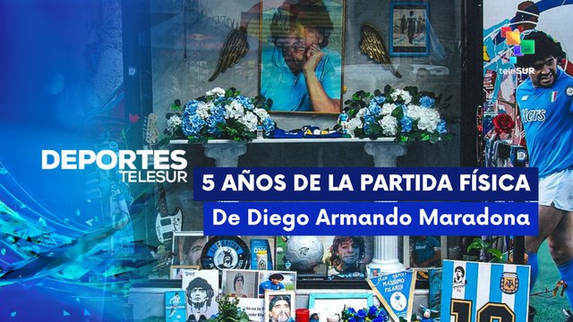 Se cumplen 5 años de la partida física de Diego Armando Maradona DEPORTES TELESUR 25-11-2025