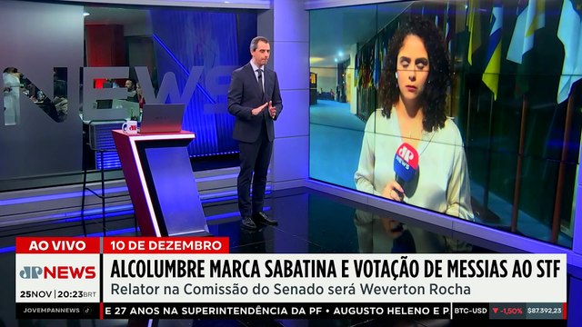 STF: Sabatina de Jorge Messias é marcada por Davi Alcolumbre