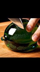 ASMR Glass Fruit Cutting