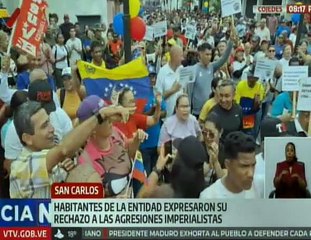 Cojedes | Habitantes de San Carlos ratifican su respaldo al presidente Maduro