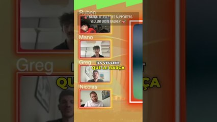 Barca : le jeu ? "les supporters veulent juste gagner"  #live #foot #football