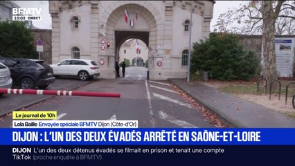 L'un des détenus évadés de la prison de Dijon a été interpellé en Saône-et-Loire dans un bar