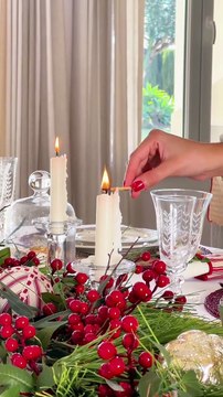 3 estilos para decorar tu mesa de Navidad