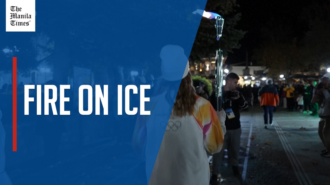 Olympic torch winds through Greece ahead of 2026 Winter Games in Italy