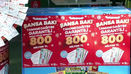 Milli Piyango’nun 800 milyon TL’lik yılbaşı büyük ikramiyesine yoğun ilgi