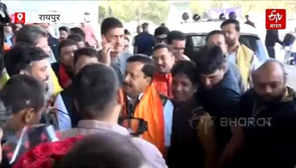 बिहार जीत के बाद छत्तीसगढ़ पहुंचे नितिन नबीन का स्वागत, कहा- जिला अध्यक्षों की लिस्ट पर बनेगी रणनीति