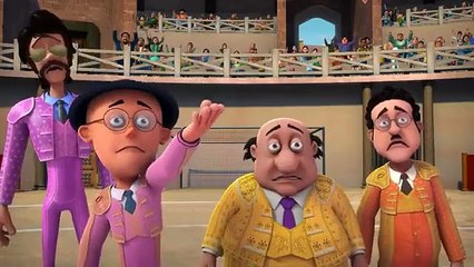 Motu Patlu Ne Spain Main Kari Bull Riding _ Kids Ko Aaya Poora Maza _ Motu Patlu _ Kiddie Land