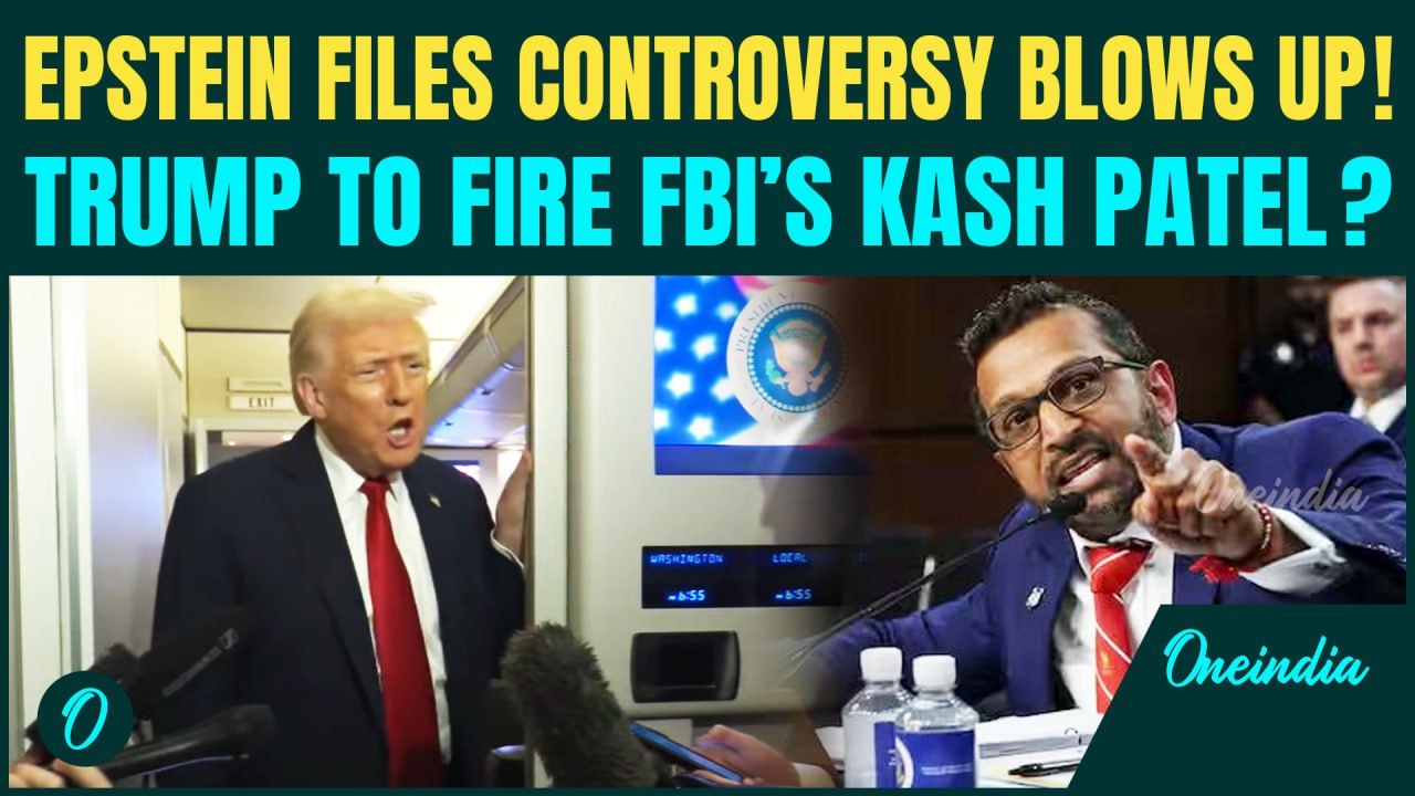FULL VIDEO: Trump to SACK FBI Director Kash Patel? FBI Removed Trump’s Name From Epstein Files?