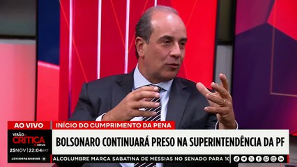Especialistas debatem prisão de Bolsonaro na Polícia Federal | Visão Crítica