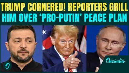 Trump’s Pro-Putin 28-Point Peace Plan EXPOSED? Trump CORNERED By Reporters For Pro-Russia Move