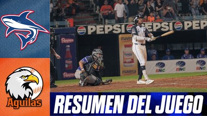 Resumen del juego Tiburones de La Guaira vs Águilas del Zulia | 25 de noviembre de 2025.