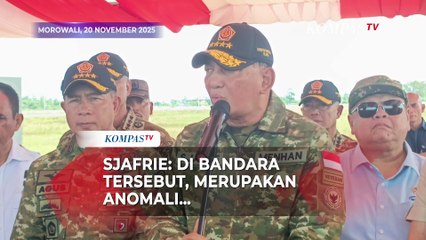 Menhan Sjafrie Beberkan Ada Anomali di Bandara usai Lihat Latihan Operasi Udara TNI di Morowali