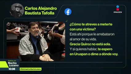 Fernández Noroña arremete contra Grecia Quiroz tras pedir investigar a dos morenistas