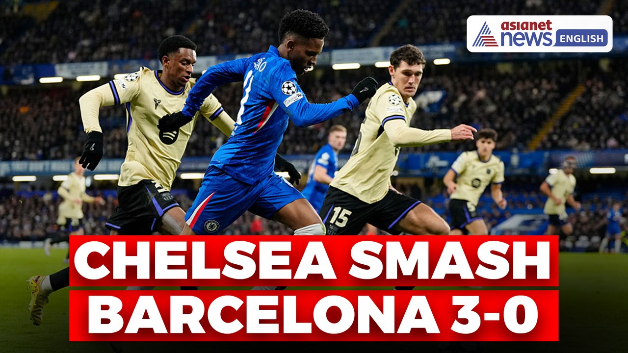 Chelsea Vs Barcelona Highlights | Chelsea Crush 10-Man Barca 3–0 at Stamford Bridge