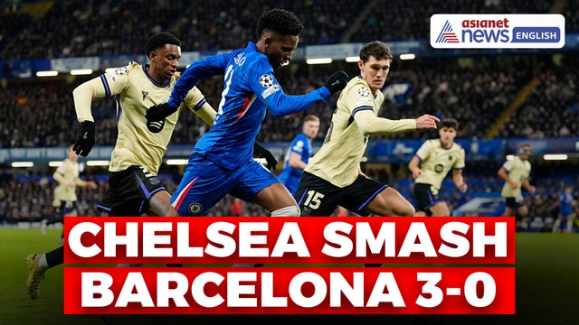 Chelsea Vs Barcelona Highlights | Chelsea Crush 10-Man Barca 3–0 at Stamford Bridge