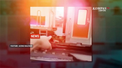 Detik-Detik Railfans Menemukan Sambungan Rangkaian Kereta Terlepas