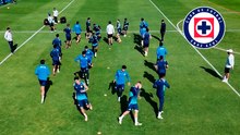Intenso entrenamiento de Cruz Azul previo a enfrentar a Chivas en Liguilla de la Liga MX