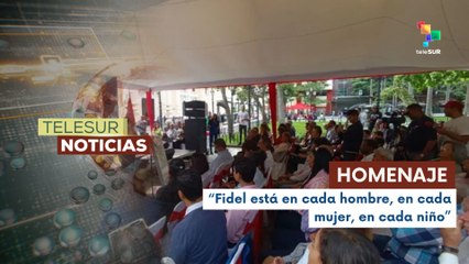 Venezuela rindió homenaje al comandante Fidel Castro Ruz