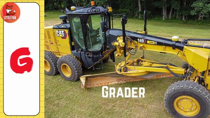 Learn A to Z🚧 Construction 🏗️ Vehicles Name| ABC Vehicles Name #kidslearning #alphabet #vehicles 🚧