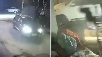 Caught on CCTV: Speeding SUV loses control, crashes inside house in Delhi