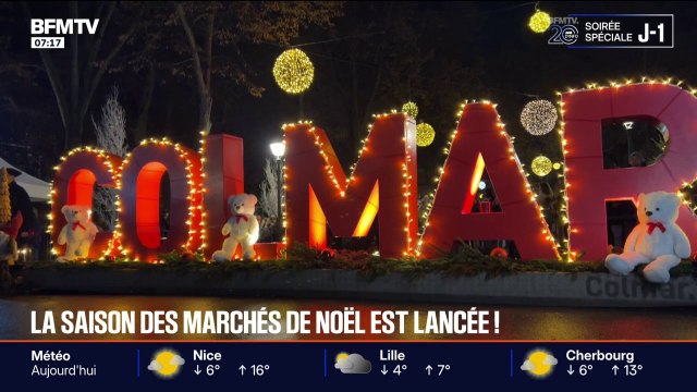 Les marchés de Noël de Colmar ont ouvert leurs portes