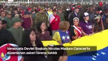 Venezuela Devlet Başkanı Nicolas Maduro Caracas'ta düzenlenen askeri törene katıldı