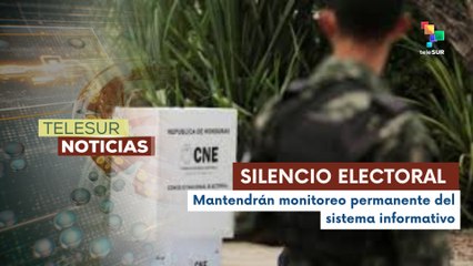 En Honduras, inició silencio electoral de cara a las elecciones del próximo domingo