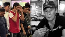 Sekitar pengebumian Dharma Harun, anak imamkan solat jenazah bapa