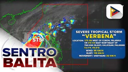 Bagyong #VerbenaPH, naging Severe Tropical Storm; amihan at shear line, nagpapaulan din sa ilang bahagi ng bansa