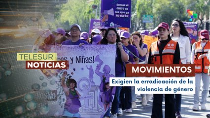 En México, mujeres conmemoran el Día Internacional de la no violencia contra las mujeres