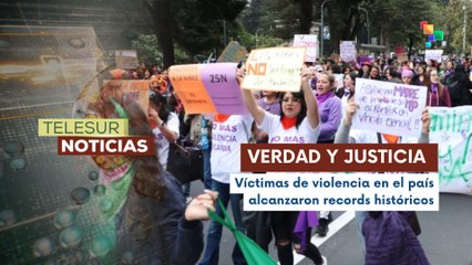 En Ecuador, marcharon este martes por el día internacional de la no violencia contra las mujeres.