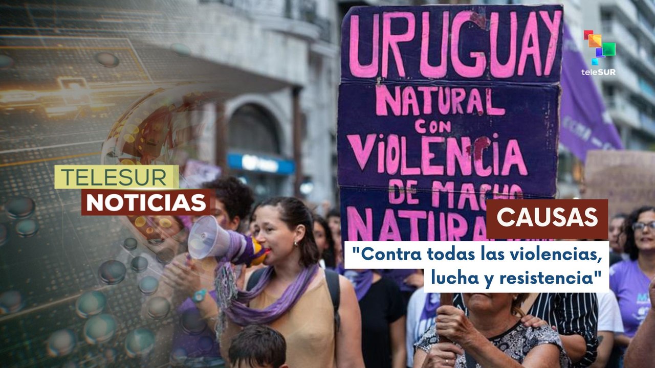 En Uruguay feministas se movilizaron en el día internacional de la no violencia contra las mujeres