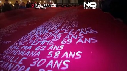 Fransa genelinde artan kadın cinayetleri protesto edildi