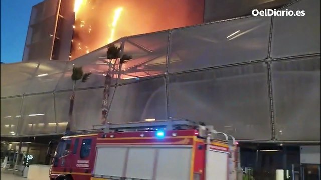 Controlado un incendio en el Hospital Santa Lucía de Cartagena que ha afectado a varias plantas