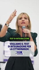 Sardone - Per la cittadinanza proponiamo un esame di integrazione (25.11.25)
