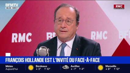 François Hollande assure que LFI et le RN ont été "pro-russes" avant l'intervention de la Russie en Ukraine"
