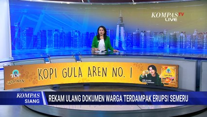 BNPB: Status Tanggap Darurat Bencana Erupsi Semeru Diperpanjang Hingga Satu Pekan | KOMPAS SIANG
