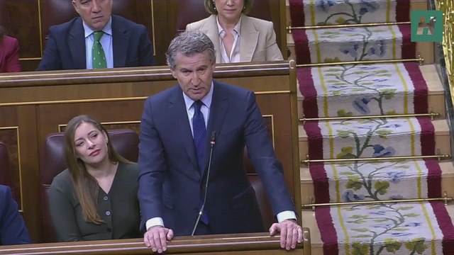 Feijóo se traba en el Congreso y Sánchez le responde: No es un buen parlamentario