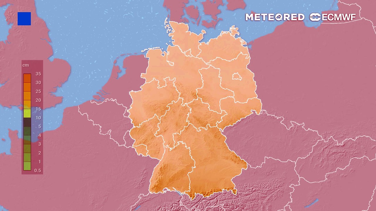 Neuschnee im südosten, der rest des landes geht leer aus!