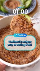 Thailand’s unique way of eating fruit!