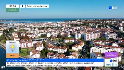 26/11/2025 - ici matin par ici Pays Basque en vidéo