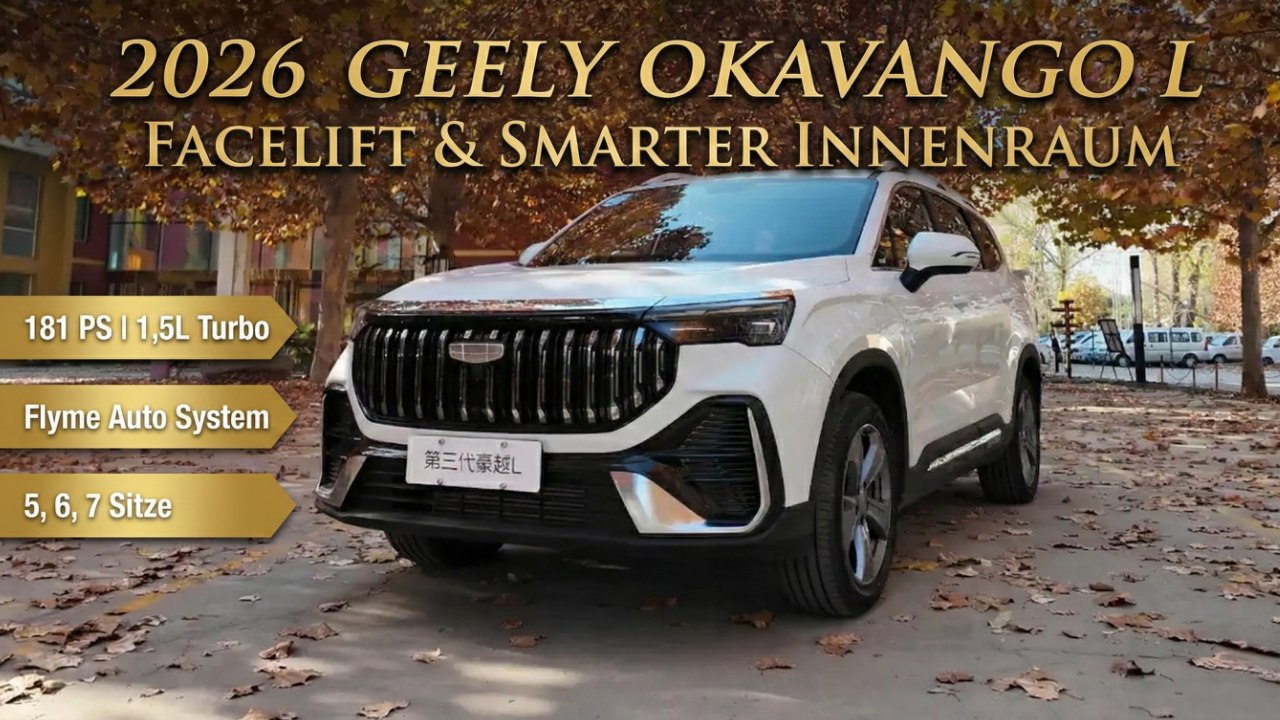 2026 Geely Haoyue L Facelift – Alle Details zum SUV-Update