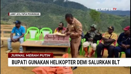 Pastikan Bantuan Tepat Sasaran, Bupati Lanny Jaya Gunakan Helikopter Salurkan Langsung BLT ke Warga