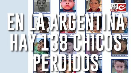 Alarmante: en la Argentina hay ciento treinta y ocho niños perdidos