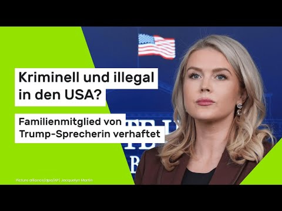 Kriminell und illegal in den USA? Familienmitglied von Trump-Sprecherin verhaftet