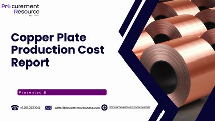 Copper Plate Production Cost Analysis Report