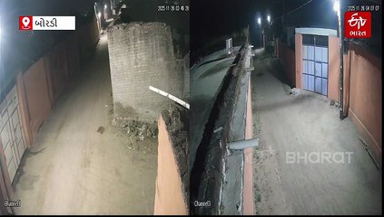 અમરેલી જિલ્લાના ધારી તાલુકાના બોરડી ગામે દીપડાના આંટા ફેરા, લોકોમાં ભય