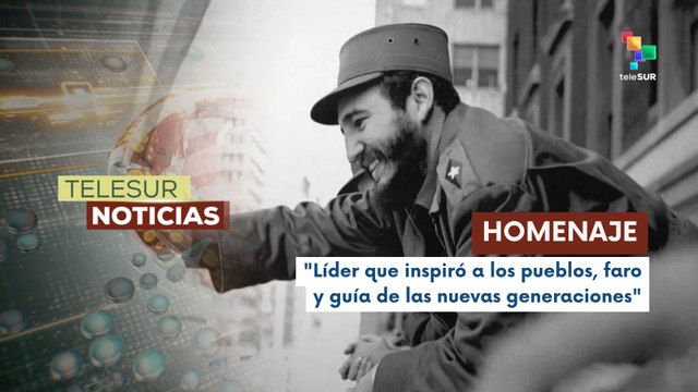 Cuba honra la memoria al comandante de la Revolución Fidel Castro